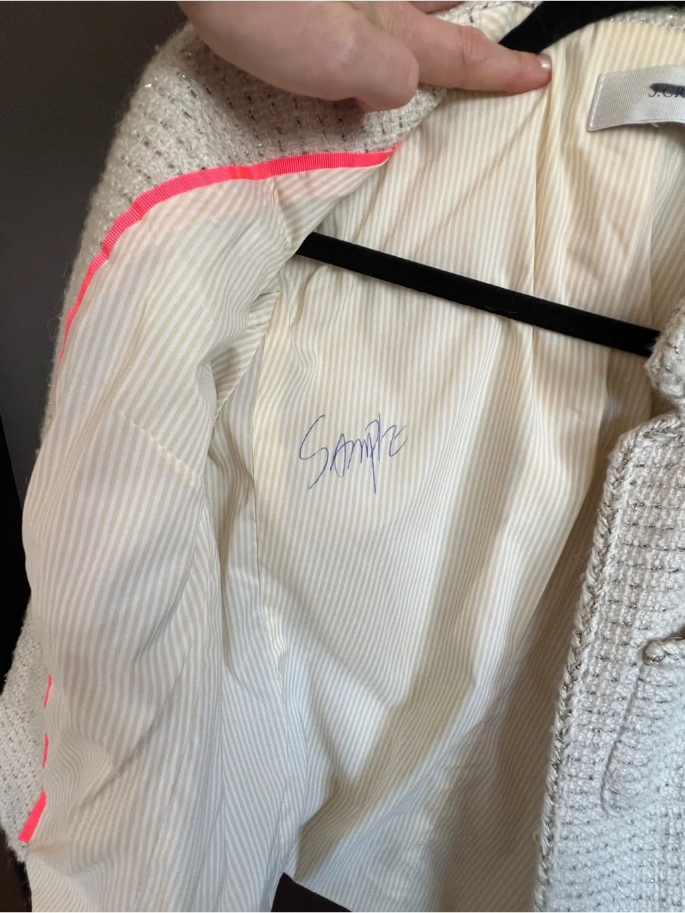 J. Crew structured bouclé
